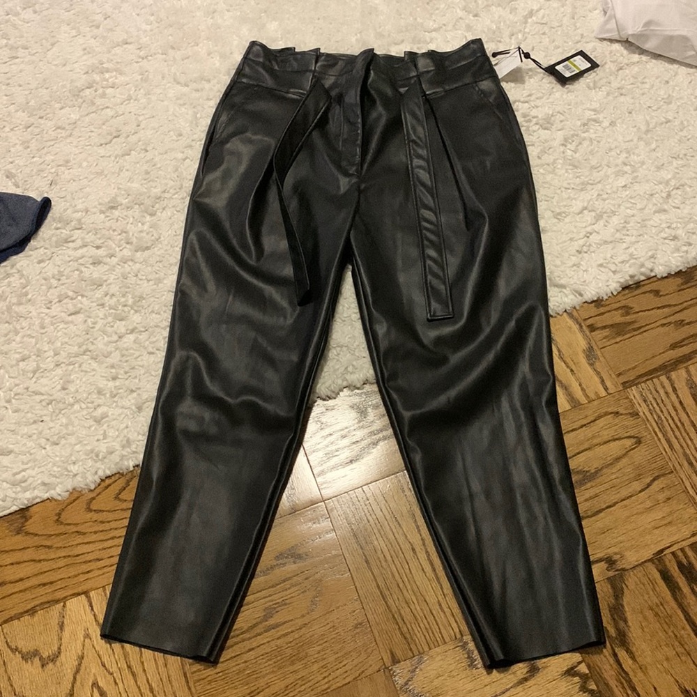 DKNY faux leather pants. Brand new with tags!